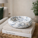 Viola Marble Centerpiece with Honed