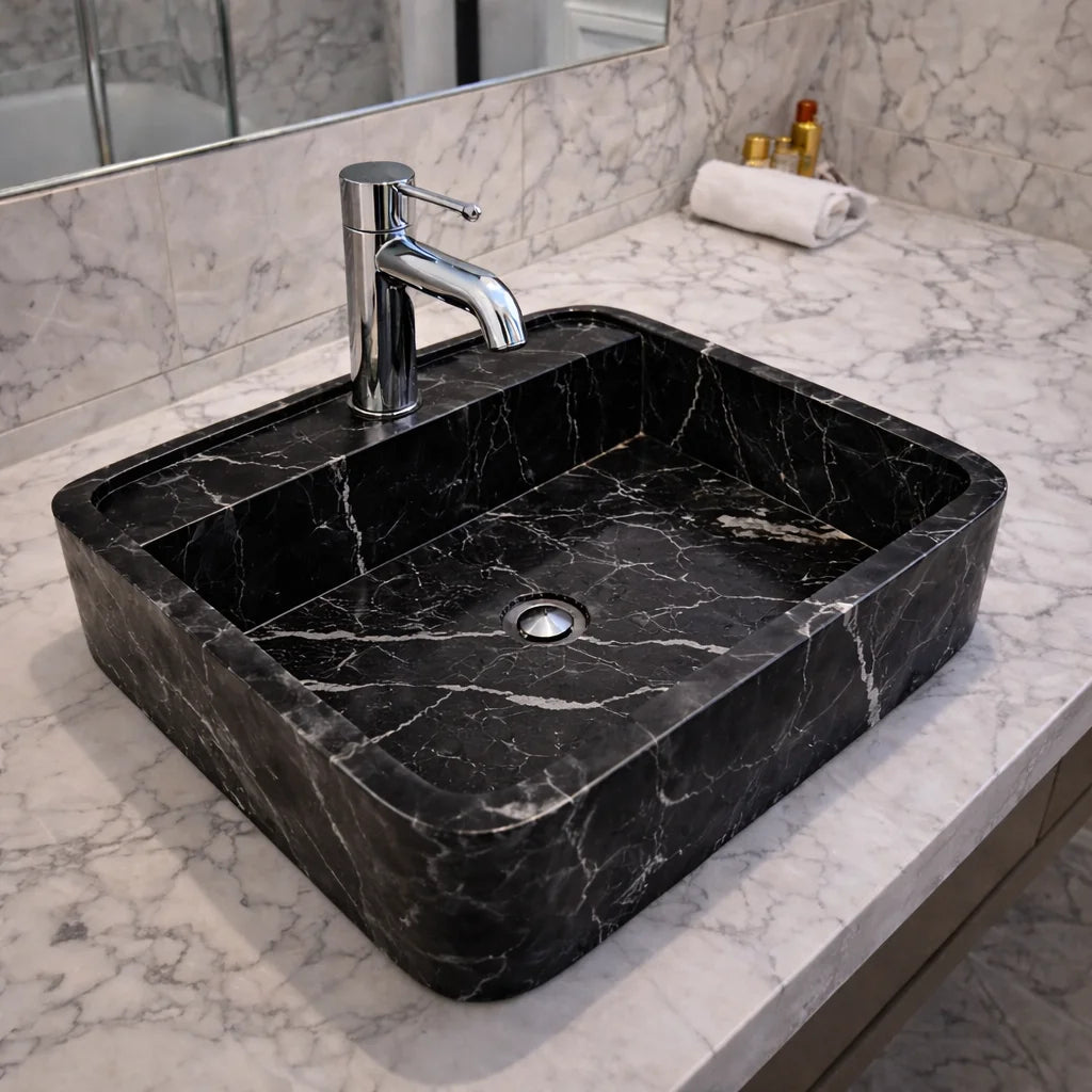 Violet Marble sink Bathroom