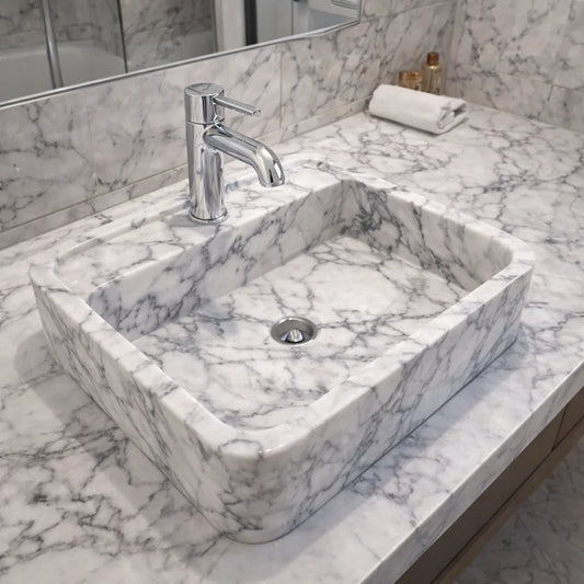 Violet Marble sink Bathroom