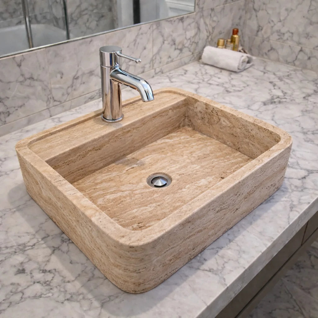Violet Marble sink Bathroom