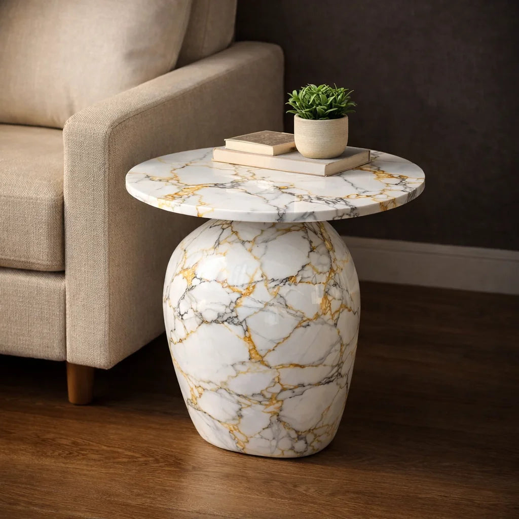 Volcano Marble Side Table