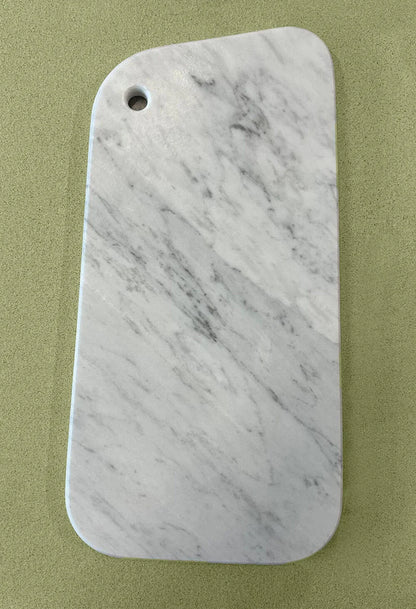 White Marble Cutting Board 